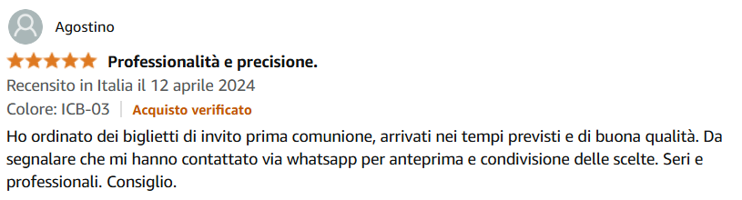 Recensione Amazon 10