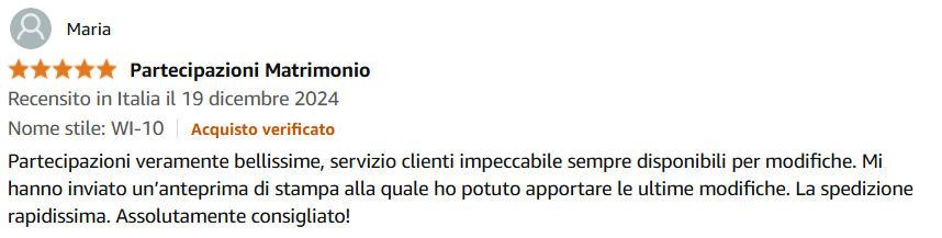 Recensione Amazon 2