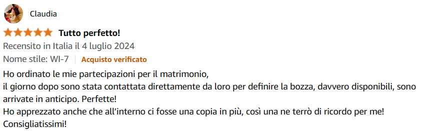 Recensione Amazon 4