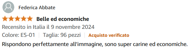 Recensione Amazon 8