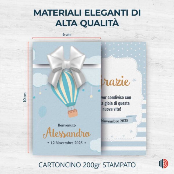 Porta confetti nascita Personalizzati per confettate nascita